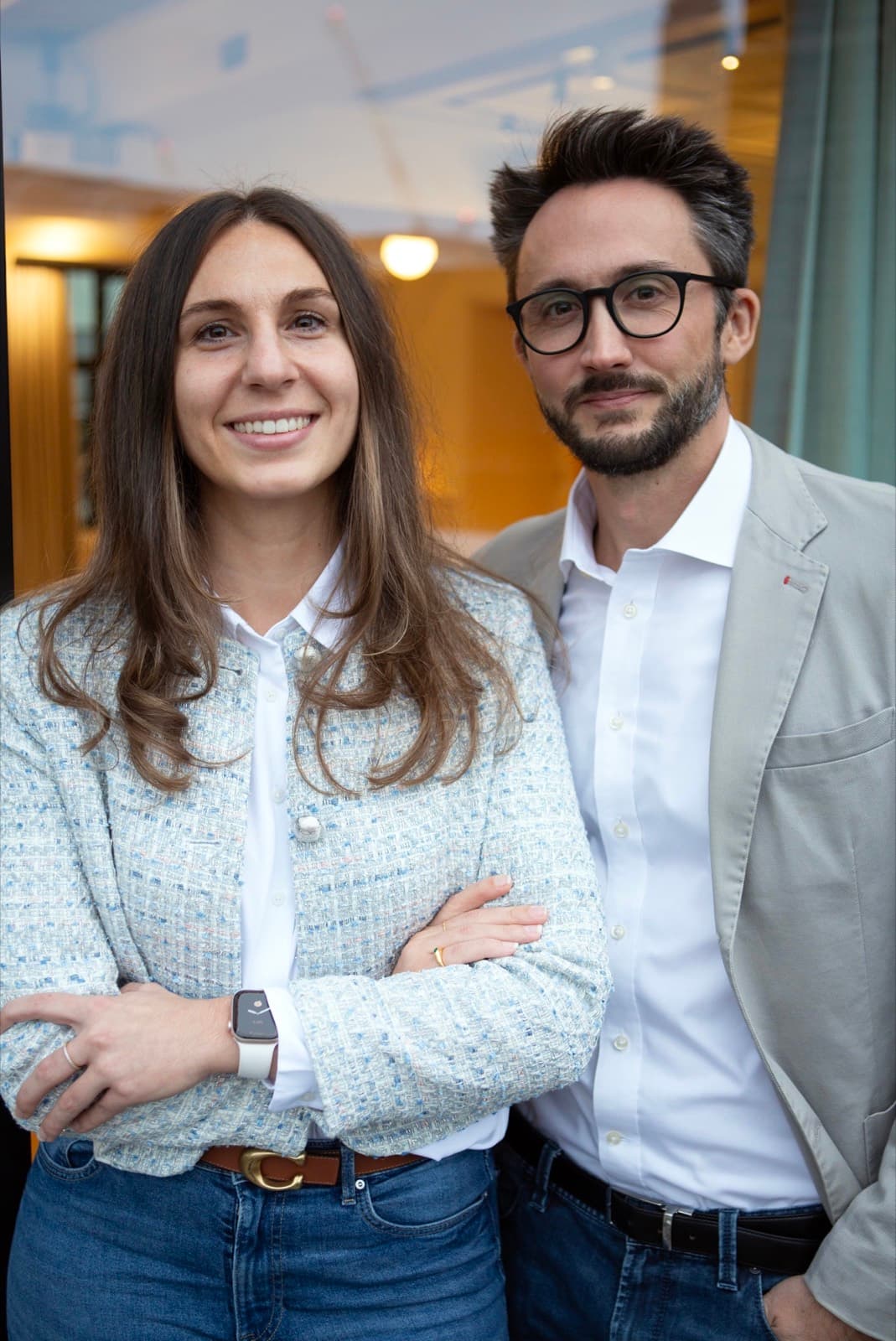 Daniela Neiderer and Vittorio Cosma, Managing Partners of Matters2, photographed in London